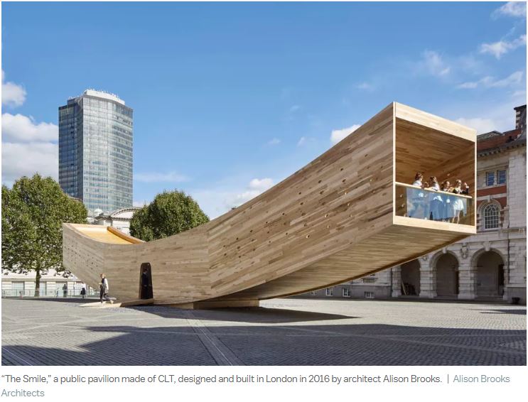 This article is a great synopsis of the effort to utilize mass timber in building.